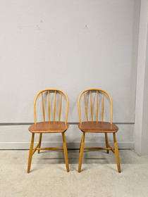 Nestor Nässjö vintage pinnatuoli 2kpl