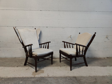 Vanha pinnanojatuoli 2kpl