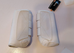 SECOND HAND Tekna valkoiset koulusuojat eteen, L