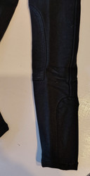 SECOND HAND Käyttämättömät lasten talviratsastushousut, musta 134/140 cm