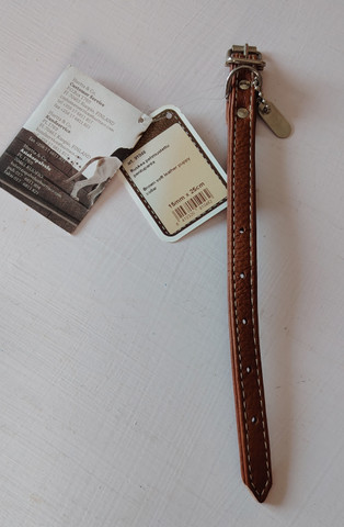 SECOND HAND koiran nahkainen pentupanta, 25 cm