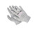 Lasten yksisarviskuvioiset nyppyläkäsineet, vaaleanharmaa