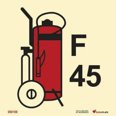 Pyörillä varustettu vaahtosammutin 45L, 050188