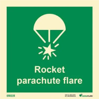 Rocket parachute flare, 050228
