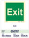 Exit sign, 050707
