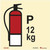 Powder fire extinguisher, 055228D12