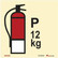 Powder fire extinguisher, 055228D12