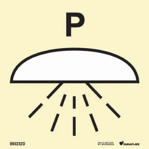 Jauhepalojärjestelmällä suojattu tila, 055232D