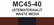 MC45-40 Jätemateriaalit | Waste media