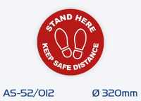 AS-52/012 Non-slip floor sign ø 320 mm
