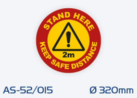AS-52/015 Non-slip floor sign ø 320 mm