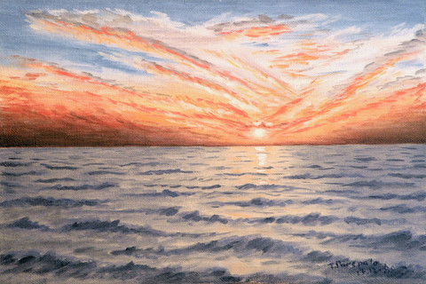 Auringon lasku merellä, ALSM1