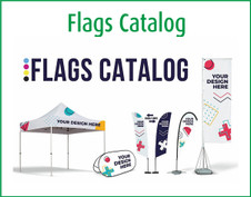 Promotional tents, flags, pennants, banners