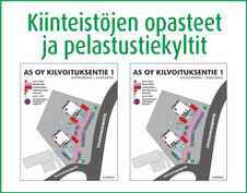Palo- ja pelastautumiskaaviot kiinteistöille