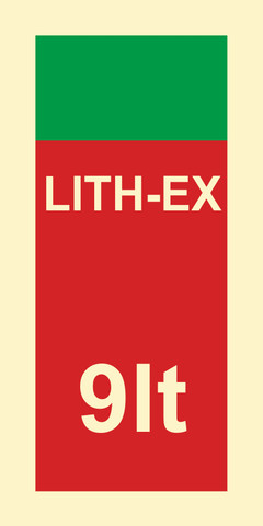 Lithium battery fire extinguisher, MH0075
