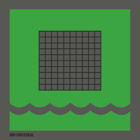 Suojaverkko, MH150525RAL - Erikoismerkit