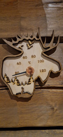 Saunan lämpömittari Hirvi