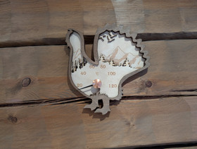 Saunan lämpömittari Metso