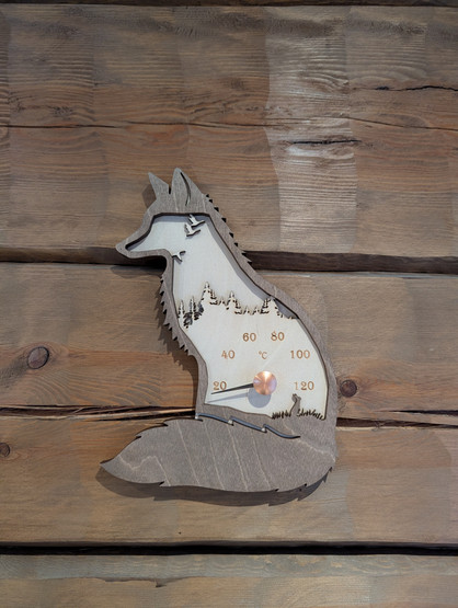 Saunan lämpömittari Kettu