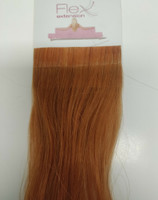 Hair Contrast - Flex - Aitohius - Kullanruskea 30cm