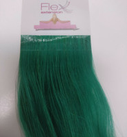 Hair Contrast - Flex - Aitohius - Green - 40cm - Curly