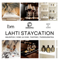 Staycation 4hlö lahjakortti bmGarden-Teerenpeli Tasting-Petit St Louis