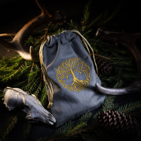 Elämän puu -puuvillapussi