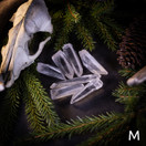 Lemurian siemenkristalli, eri kokoja