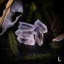 Lemurian siemenkristalli, eri kokoja