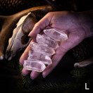 Lemurian siemenkristalli, eri kokoja