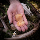 Sitriini, raakapala (lämpökäsitelty ametisti)