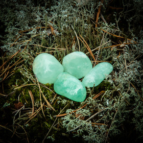 Prehniitti, rumpuhiottu