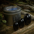 Yoni-muna, musta obsidiaani