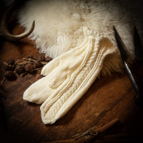 Lapaset, luonnonvalkoiset, koko M