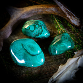 Malakiitti jumbo, hiottu