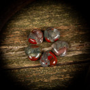 Seftoniitti (Afrikan verikivi) -sydän, pieni