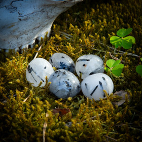 Turmaliinikvartsi, rumpuhiottu