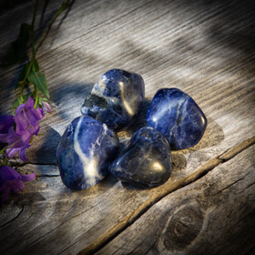 Sodaliitti, rumpuhiottu