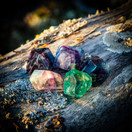 Sateenkaarifluoriitti-freeform