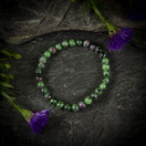 Rannekoru, rubiinizoisiitti-helmi 6 mm