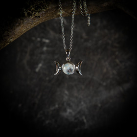 Kuun vaiheet -riipus, hopea