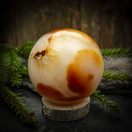 Karneoli-pallo 8,9 cm