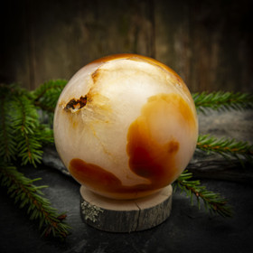 Karneoli-pallo 8,9 cm