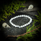 Rannekoru, howliitti-helmi 6 mm