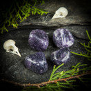 Lepidoliitti, rumpuhiottu