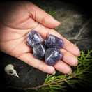 Lepidoliitti, rumpuhiottu