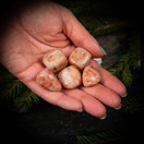 Aurinkokivi, rumpuhiottu