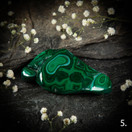 Malakiitti jumbo, hiottu