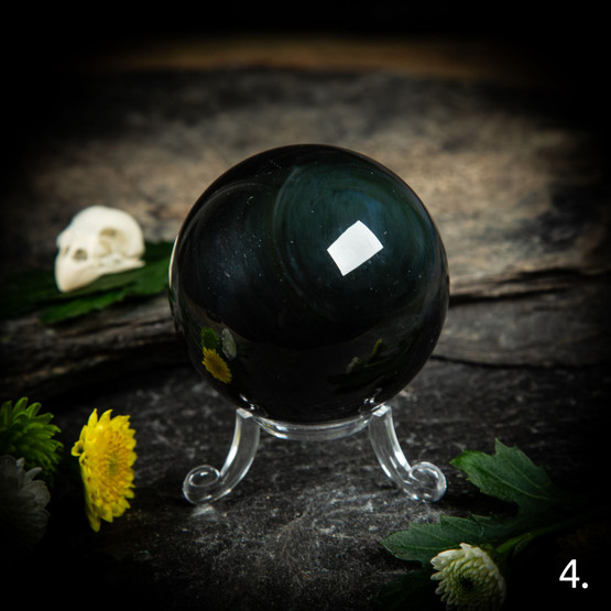Sateenkaari obsidiaani -pallo