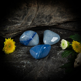 Sininen aventuriini, rumpuhiottu